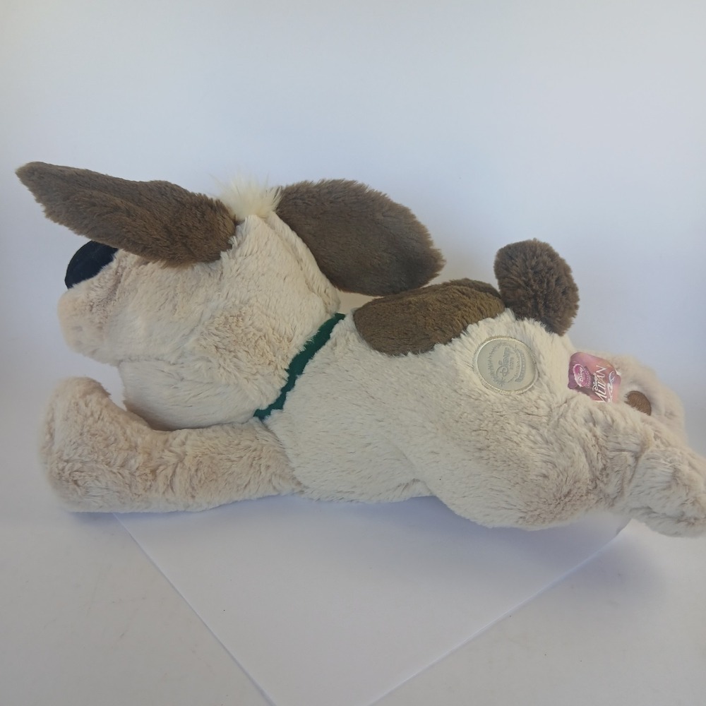 Rare Disney Store Mulan Lying Lil Little Brother Core Dog Soft Plush Tags 12" - Picture 6 of 14